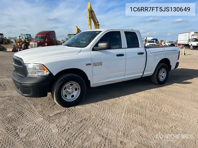 1C6RR7FT5JS130649 2018 Ram 1500 2018 Ram 1500 4X4 Extended Cab Pickup