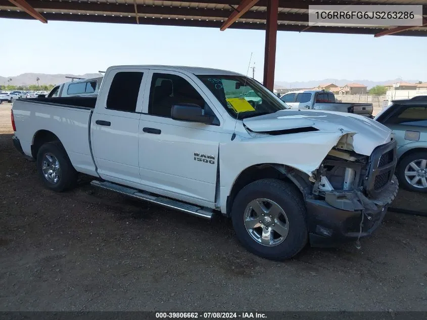 2018 Ram 1500 St VIN: 1C6RR6FG6JS263286 Lot: 39806662