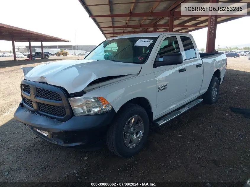 2018 Ram 1500 St VIN: 1C6RR6FG6JS263286 Lot: 39806662