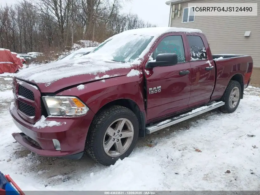 1C6RR7FG4JS124490 2018 Ram 1500 Express 4X4 6'4 Box
