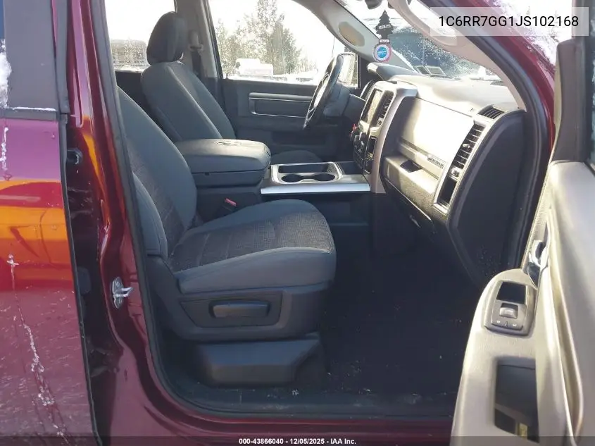 1C6RR7GG1JS102168 2018 Ram 1500 Big Horn 4X4 6'4 Box