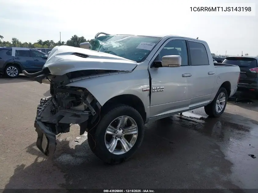 1C6RR6MT1JS143198 2018 Ram 1500 Sport 4X2 5'7 Box