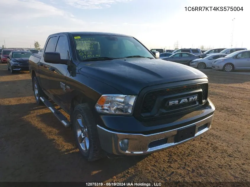 1C6RR7KT4KS575004 2019 Ram 1500 Classic Tradesman