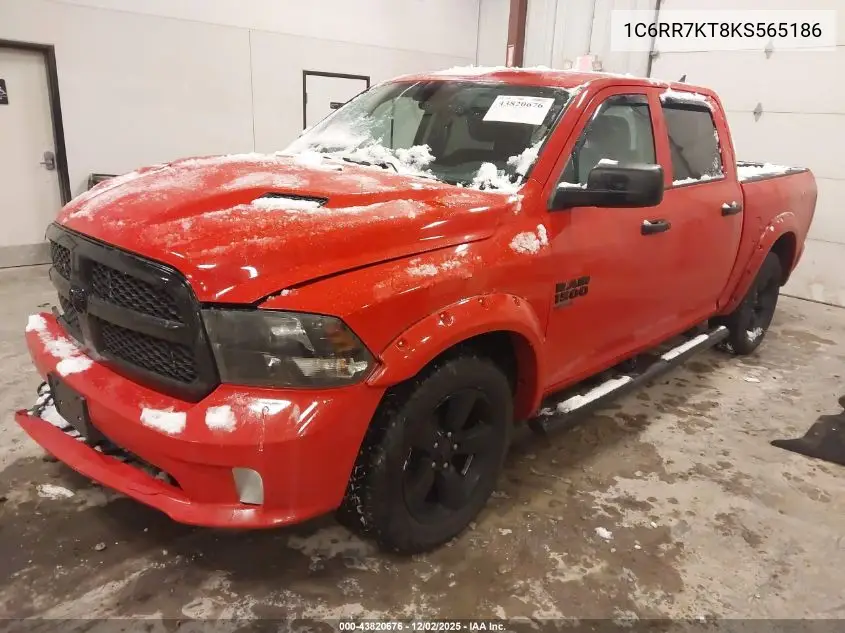 1C6RR7KT8KS565186 2019 Ram 1500 Classic St