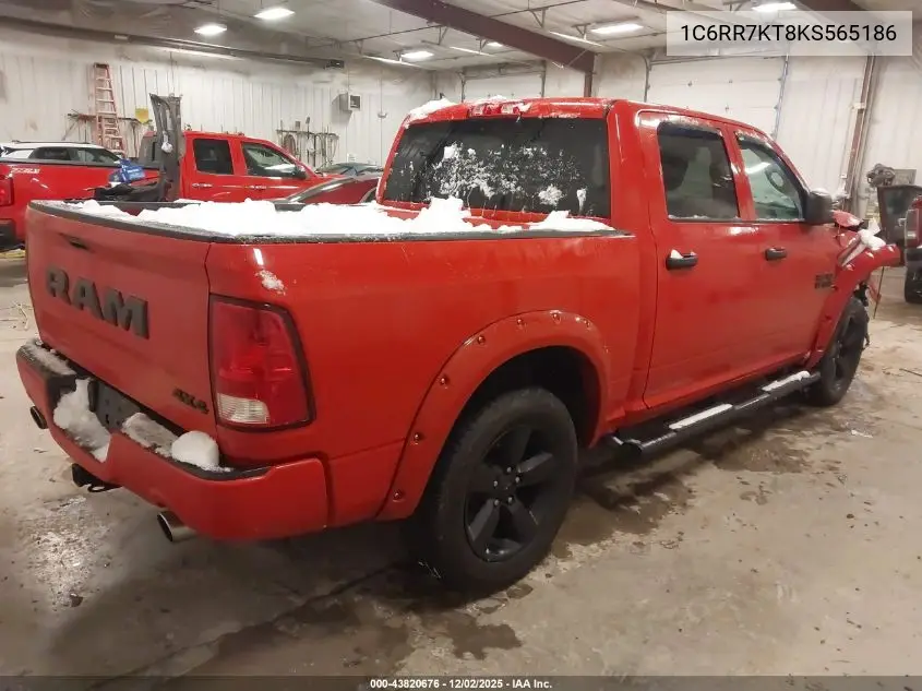 1C6RR7KT8KS565186 2019 Ram 1500 Classic St