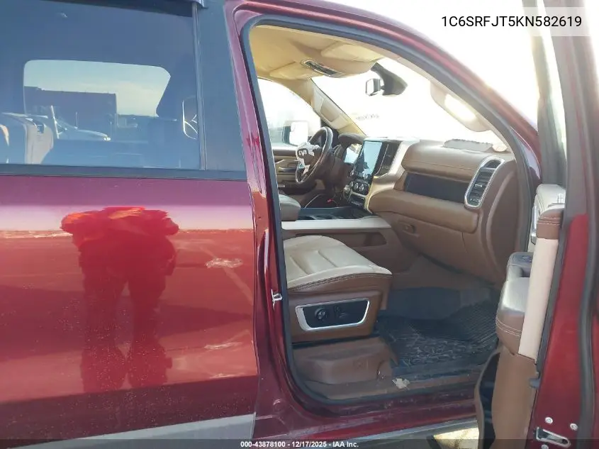 1C6SRFJT5KN582619 2019 Ram 1500 Laramie 4X4 5'7 Box