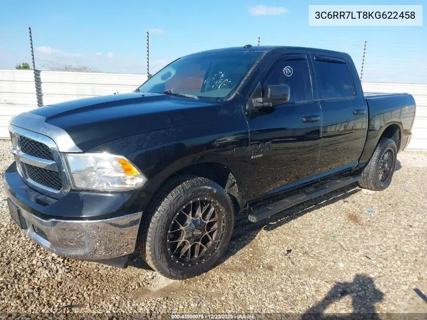 3C6RR7LT8KG622458 2019 Ram 1500 Classic Slt 4X4 5'7 Box