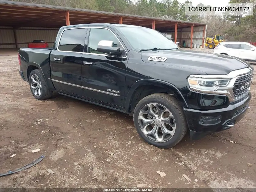 1C6RREHT6KN634872 2019 Ram 1500 Limited 4X2 5'7 Box