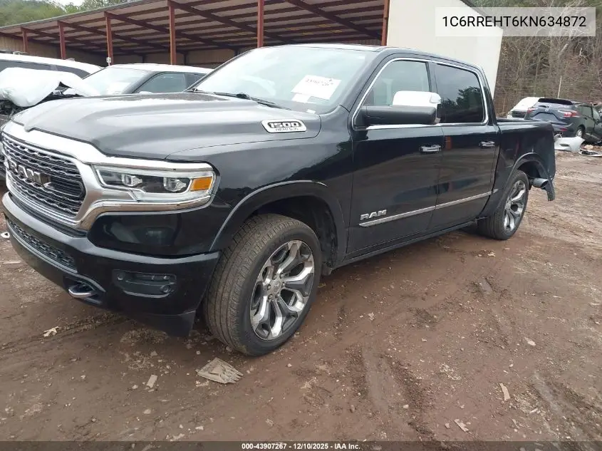 1C6RREHT6KN634872 2019 Ram 1500 Limited 4X2 5'7 Box