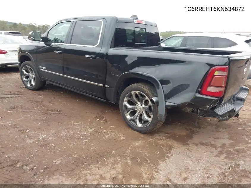 1C6RREHT6KN634872 2019 Ram 1500 Limited 4X2 5'7 Box