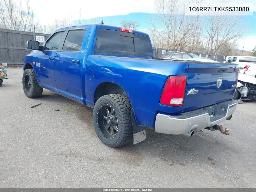 1C6RR7LTXKS533080 2019 Ram 1500 Classic Big Horn 4X4 5'7 Box
