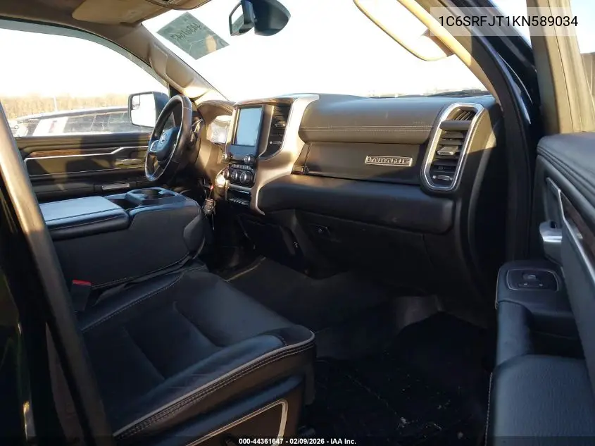 1C6SRFJT1KN589034 2019 Ram 1500 Laramie 4X4 5'7 Box