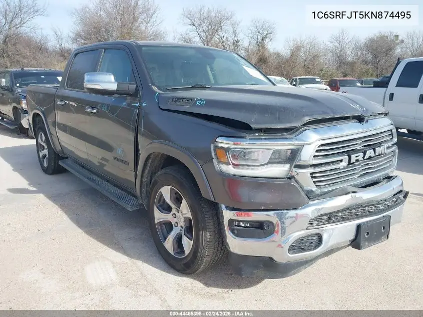 1C6SRFJT5KN874495 2019 Ram 1500 Laramie 4X4 5'7 Box