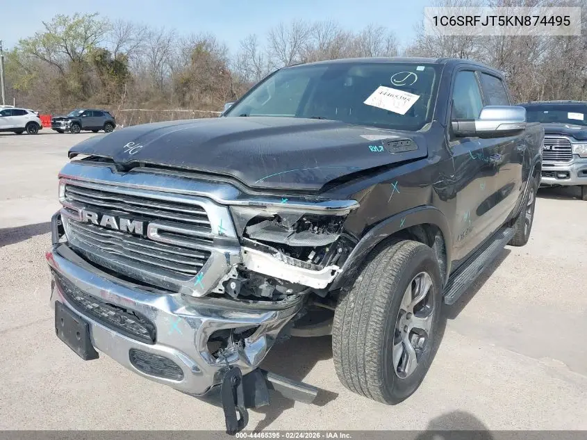 1C6SRFJT5KN874495 2019 Ram 1500 Laramie 4X4 5'7 Box