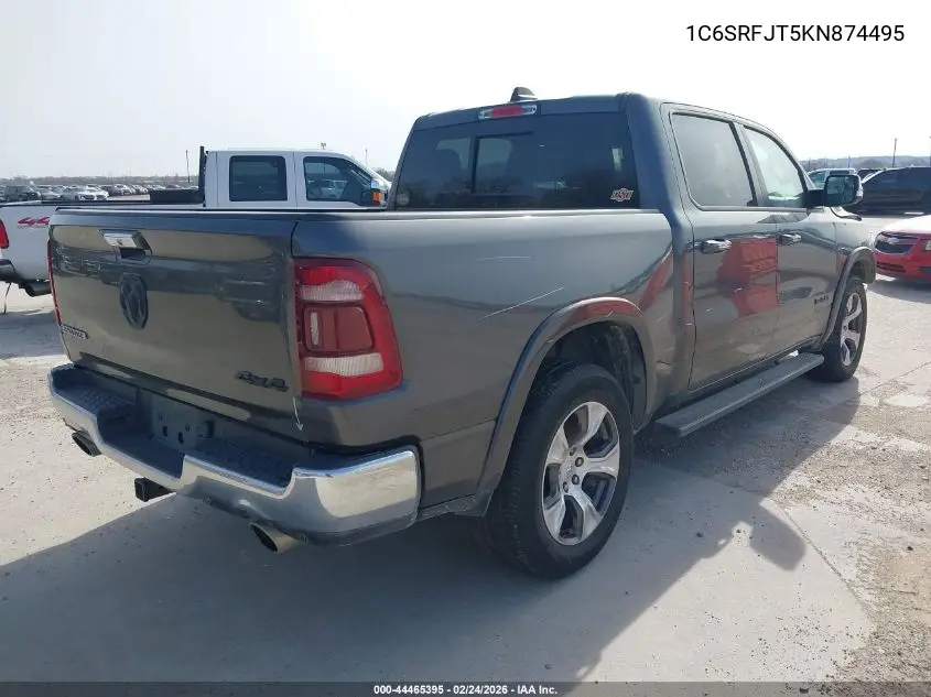 1C6SRFJT5KN874495 2019 Ram 1500 Laramie 4X4 5'7 Box