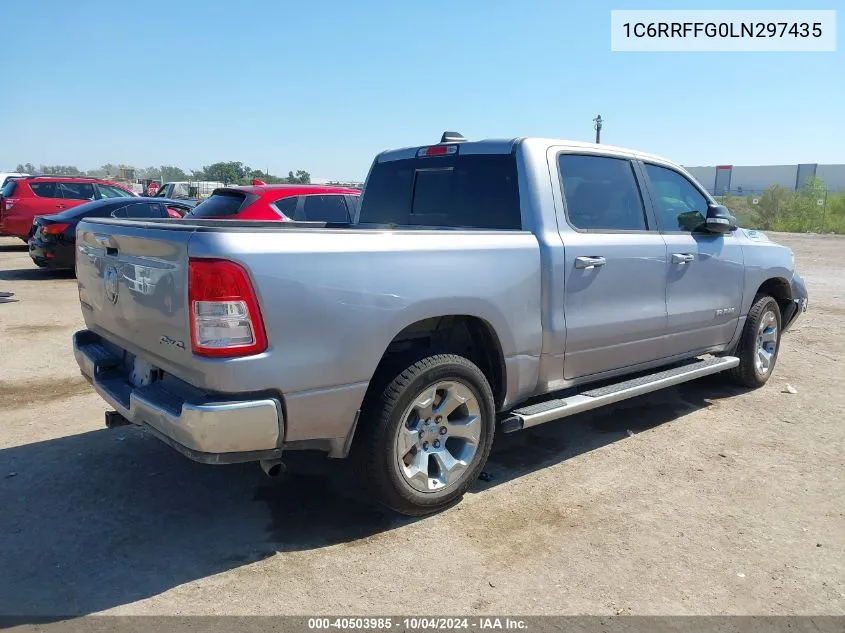 1C6RRFFG0LN297435 2020 Ram 1500 Big Horn 4X4 5'7 Box