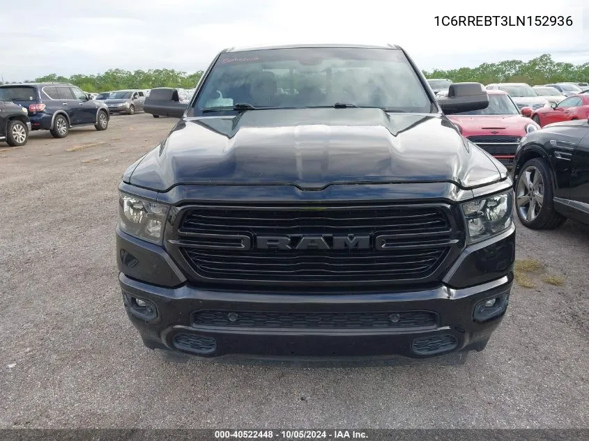 1C6RREBT3LN152936 2020 Ram 1500 Big Horn 4X2 6'4 Box