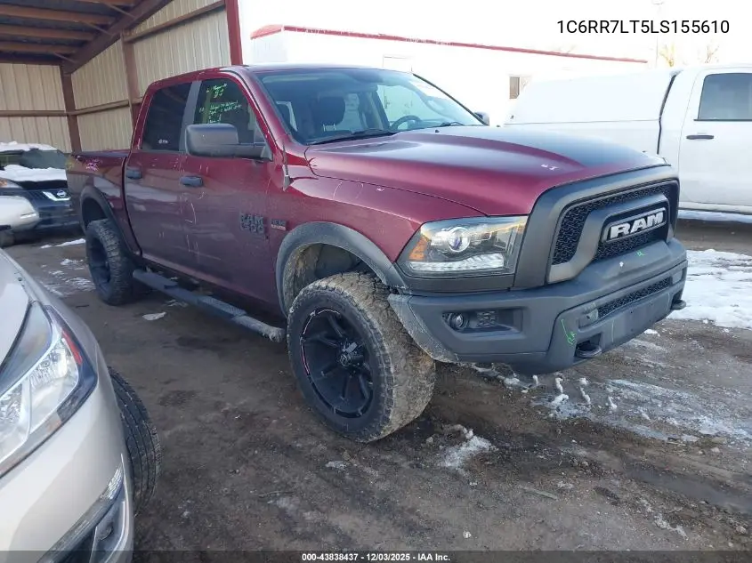 1C6RR7LT5LS155610 2020 Ram 1500 Classic Warlock 4X4 5'7 Box