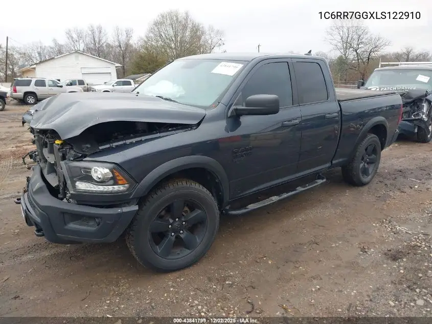 1C6RR7GGXLS122910 2020 Ram 1500 Classic Warlock 4X4 6'4 Box