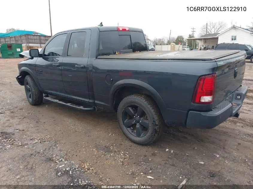 1C6RR7GGXLS122910 2020 Ram 1500 Classic Warlock 4X4 6'4 Box