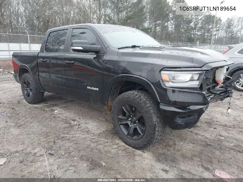 1C6SRFJT1LN189654 2020 Ram 1500 Laramie 4X4 5'7 Box
