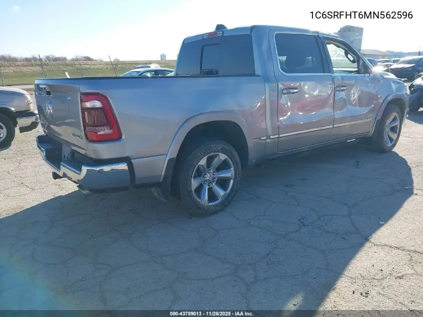 1C6SRFHT6MN562596 2021 Ram 1500 Limited 4X4 5'7 Box