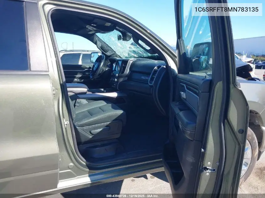 1C6SRFFT8MN783135 2021 Ram 1500 Big Horn 4X4 5'7 Box