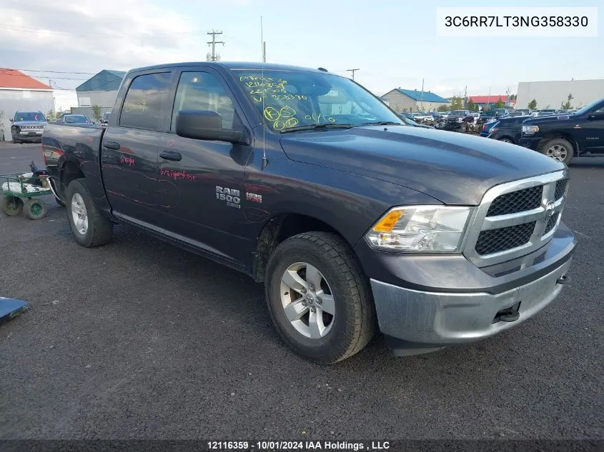 3C6RR7LT3NG358330 2022 Ram 1500 Classic Slt