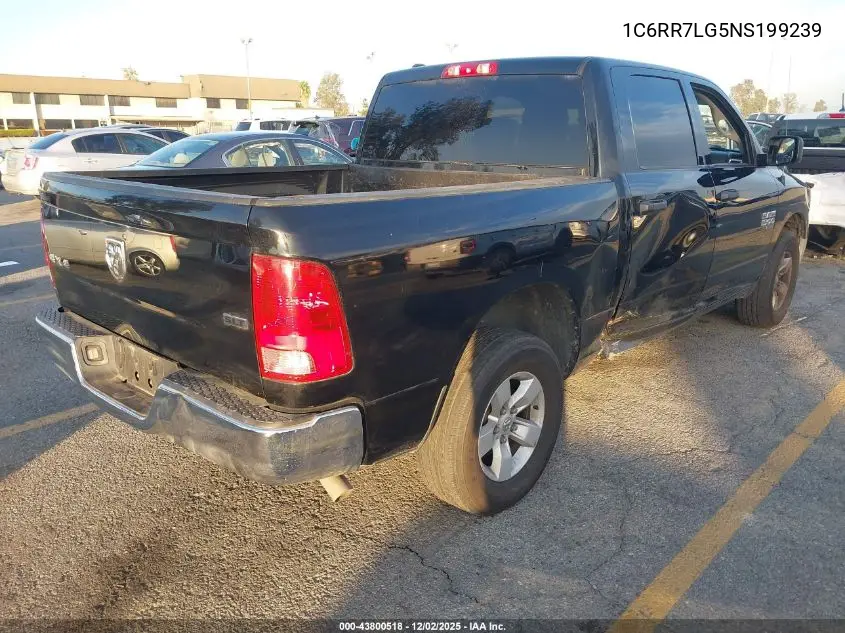1C6RR7LG5NS199239 2022 Ram 1500 Classic Slt 4X4 5'7 Box