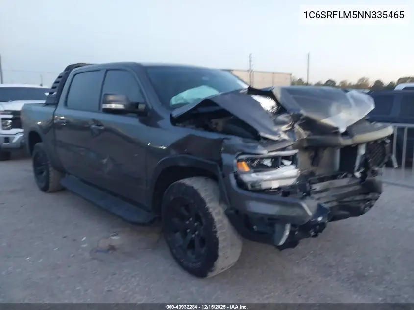 1C6SRFLM5NN335465 2022 Ram 1500 Rebel 4X4 5'7 Box