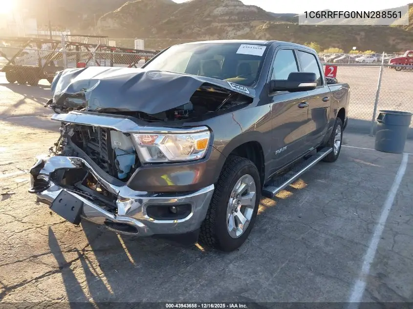 1C6RRFFG0NN288561 2022 Ram 1500 Big Horn 4X4 5'7 Box