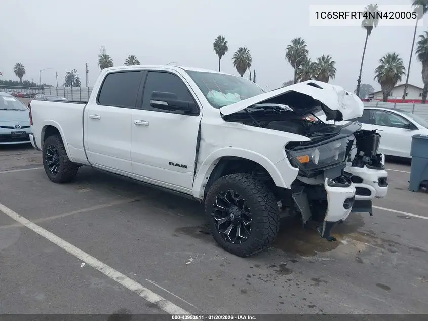 1C6SRFRT4NN420005 2022 Ram 1500 Laramie 4X4 6'4 Box