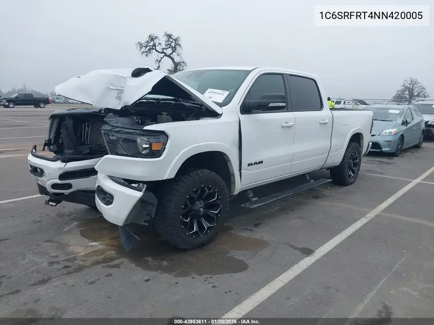 1C6SRFRT4NN420005 2022 Ram 1500 Laramie 4X4 6'4 Box