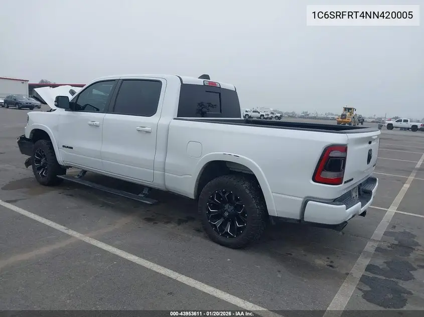 1C6SRFRT4NN420005 2022 Ram 1500 Laramie 4X4 6'4 Box