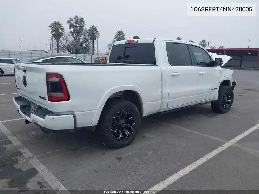 1C6SRFRT4NN420005 2022 Ram 1500 Laramie 4X4 6'4 Box
