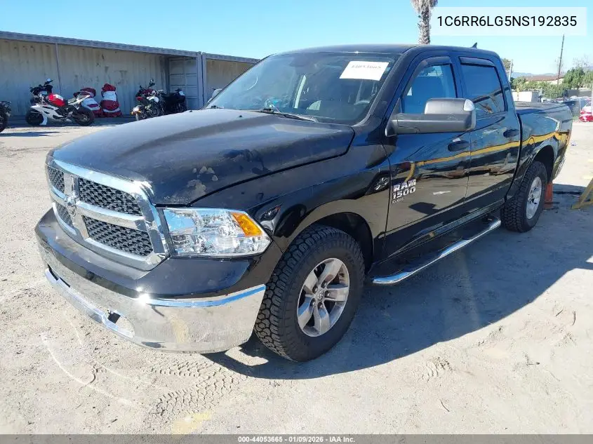 1C6RR6LG5NS192835 2022 Ram 1500 Classic Slt 4X2 5'7 Box
