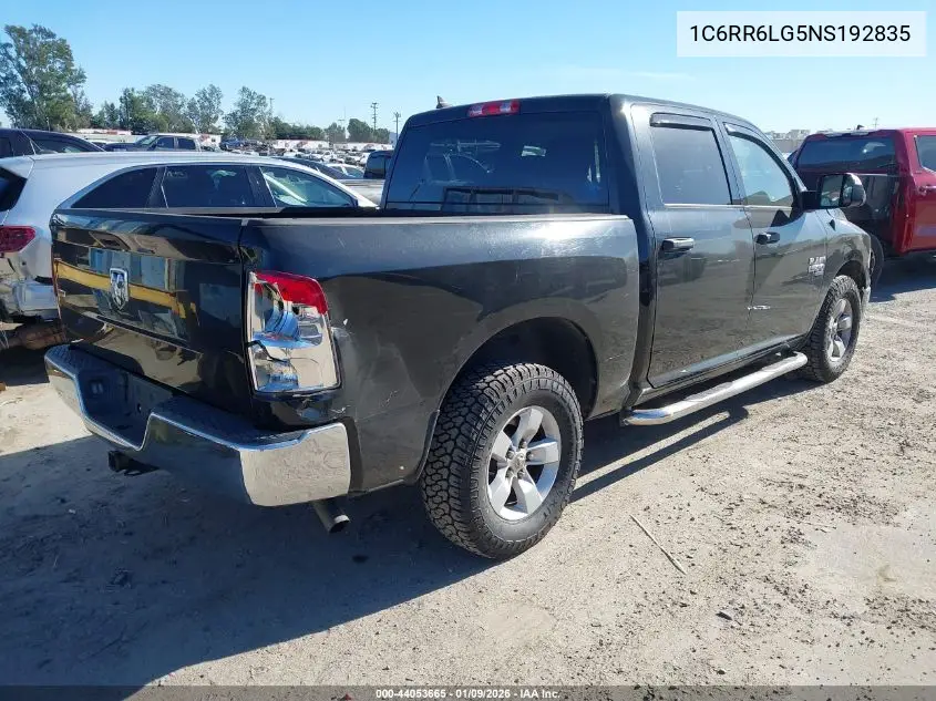 1C6RR6LG5NS192835 2022 Ram 1500 Classic Slt 4X2 5'7 Box