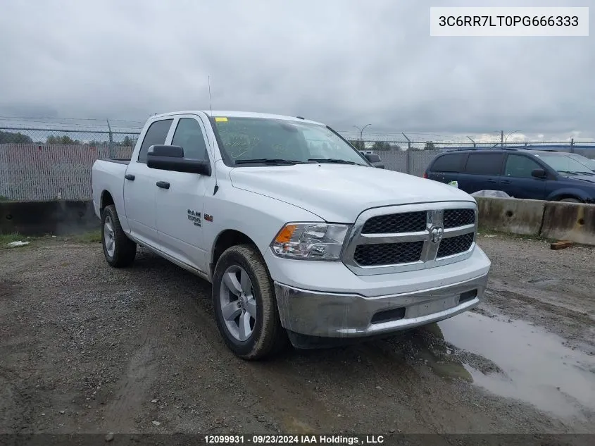 2023 Ram 1500 Classic Slt VIN: 3C6RR7LT0PG666333 Lot: 12099931