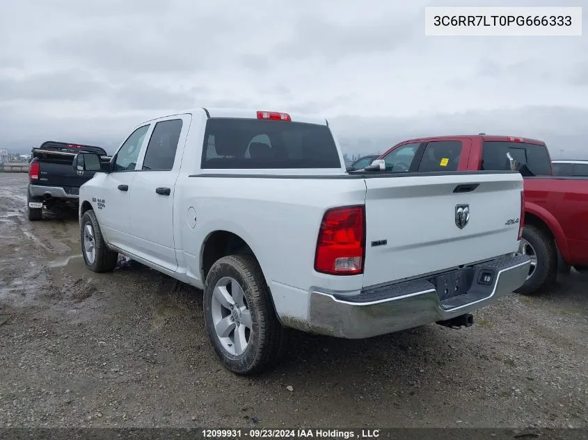 2023 Ram 1500 Classic Slt VIN: 3C6RR7LT0PG666333 Lot: 12099931