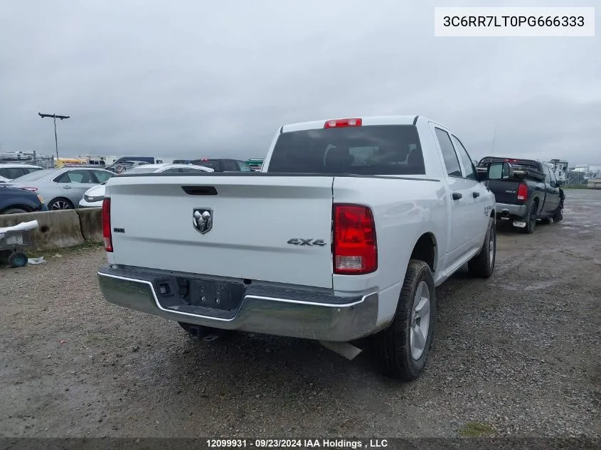 2023 Ram 1500 Classic Slt VIN: 3C6RR7LT0PG666333 Lot: 12099931