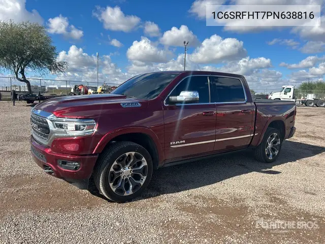 1C6SRFHT7PN638816 2023 Ram 1500 2023 Ram 1500 Limited 4X4 Crew Cab Pickup