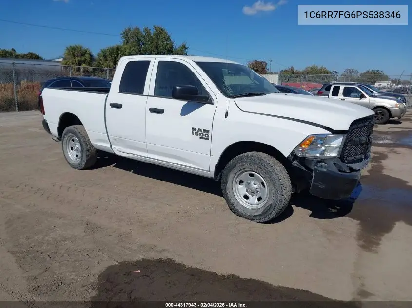 1C6RR7FG6PS538346 2023 Ram 1500 Classic Tradesman 4X4 6'4 Box