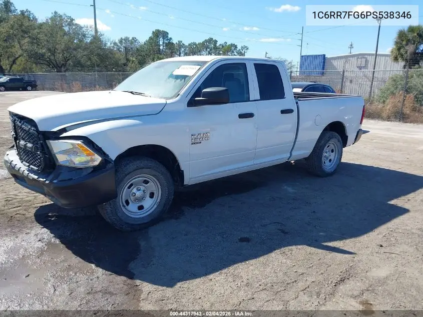 1C6RR7FG6PS538346 2023 Ram 1500 Classic Tradesman 4X4 6'4 Box
