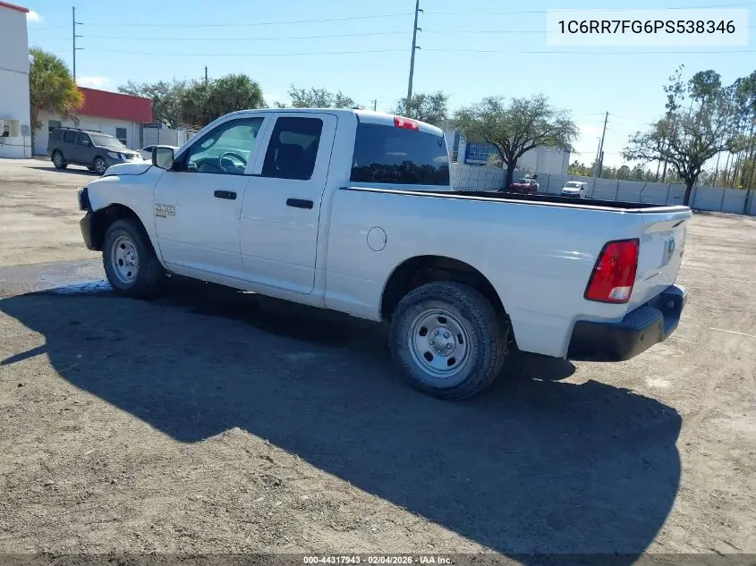 1C6RR7FG6PS538346 2023 Ram 1500 Classic Tradesman 4X4 6'4 Box