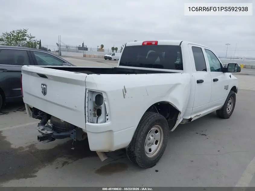 1C6RR6FG1PS592938 2023 Ram 1500 Classic Tradesman 4X2 6'4 Box