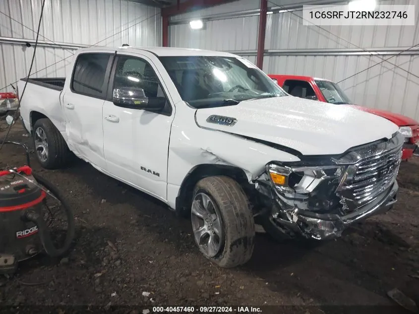 2024 Ram 1500 Laramie 4X4 5'7 Box VIN: 1C6SRFJT2RN232746 Lot: 40457460