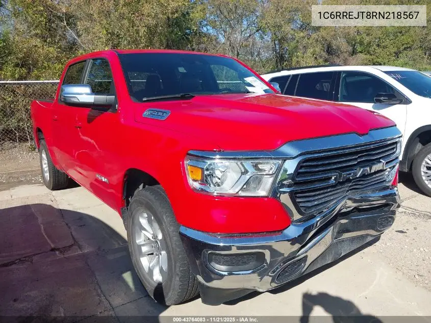 1C6RREJT8RN218567 2024 Ram 1500 Laramie 4X2 5'7 Box