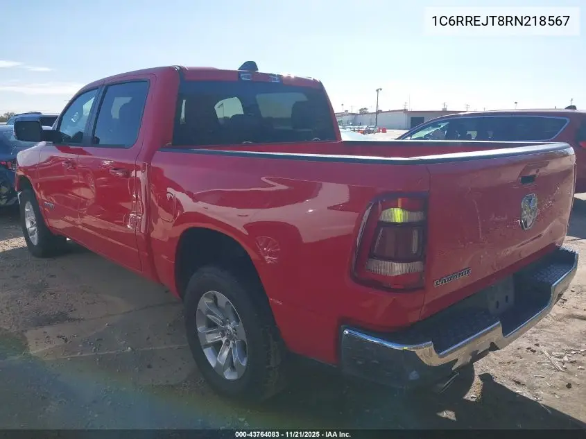 1C6RREJT8RN218567 2024 Ram 1500 Laramie 4X2 5'7 Box