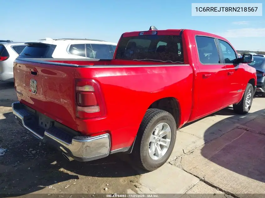 1C6RREJT8RN218567 2024 Ram 1500 Laramie 4X2 5'7 Box