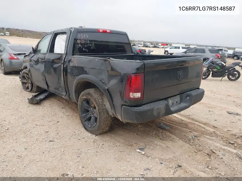 1C6RR7LG7RS148587 2024 Ram 1500 Classic Warlock 4X4 5'7 Box